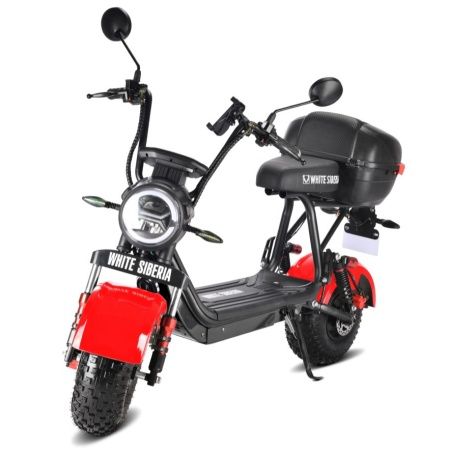 Электроскутер WHITE SIBERIA MINI R 2.0 1200W
