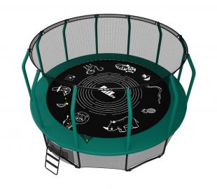 Батут Unix line 14 ft Supreme Game (Зеленый)