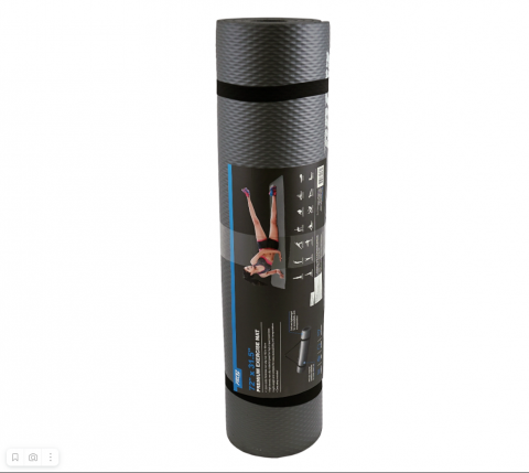 КОВРИК ДЛЯ ФИТНЕСА В КОМПЛЕКТЕ С РЕМНЕМ-СТЯЖКОЙ PRCTZ PREMIUM EXERCISE MAT, 183Х80Х1,2СМ.