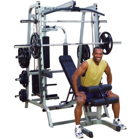 Мультикомплекс Body-Solid GS348QP4 на базе машины Смита GS348Q