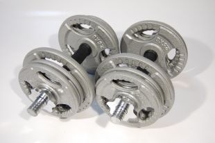Набор гантелей металлических Хаммертон Atlas Sport 2x14 кг